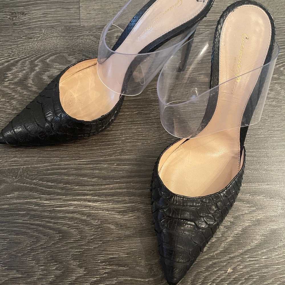 gianvito rossi virtua plexi python - Picture 6 of 9